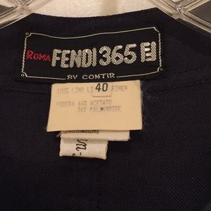 Fendi Dresses - Fendi linen dress black size 40 gold buttons Fendi Dresses - Fendi linen dress black size 40 gold buttons